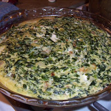 Crustless Spinach Quiche