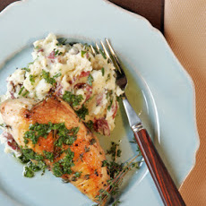 Basil-Chive Red Potato Mash