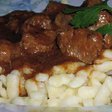 Goulash With Spatzle
