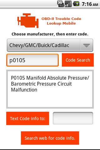 OBD Trouble Code Lookup Lite