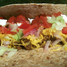 Meatless Tacos With Vegetable Protein Crumbles