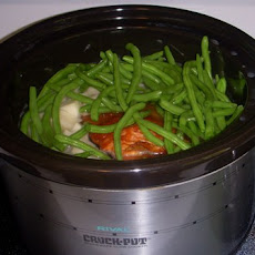 Ham, Green Beans and Potatoes (Crock Pot)