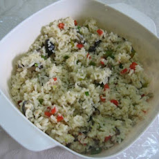 Shiitake-And-Sweet Pepper Fried Rice