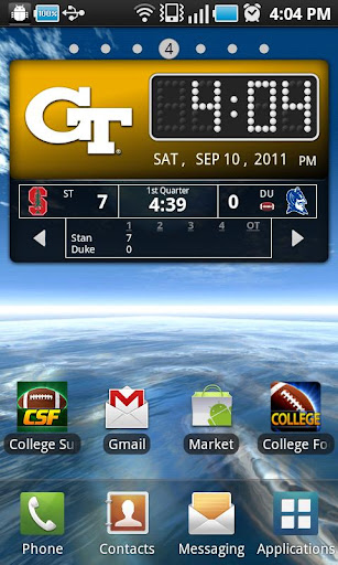 【免費運動App】Georgia Tech Live Clock-APP點子