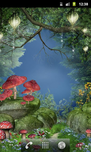 【免費個人化App】Mystical Mushroom Forest LWP-APP點子