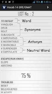 How to mod Vocab 14 GRE/GMAT 1.1 apk for pc