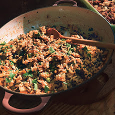 Wild Rice Stuffing with Pine Nuts