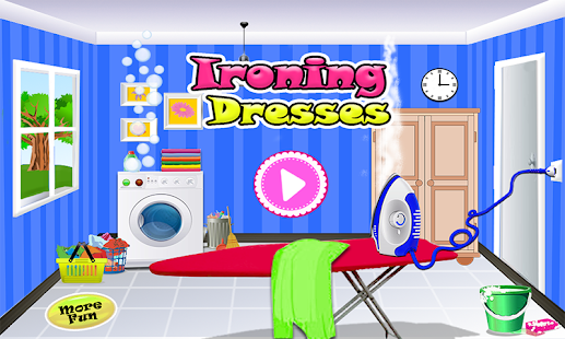   Ironing dresses girls games- screenshot thumbnail   