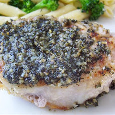 Pesto Pork Chops
