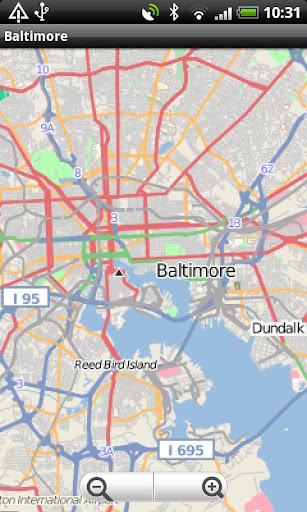 【免費旅遊App】Baltimore Street Map-APP點子