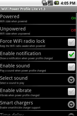 WiFi Power Profile Trial