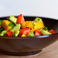 Avocado, Strawberry, and Mango Salad