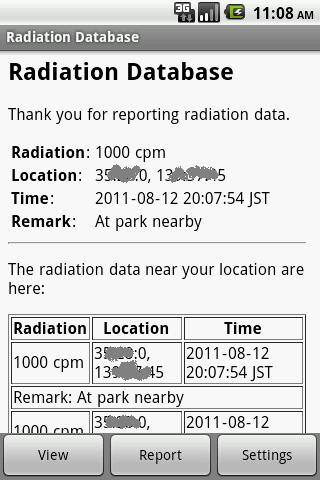 Radiation Database