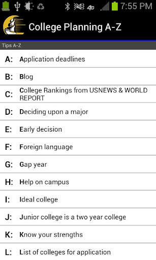 College Planning A-Z