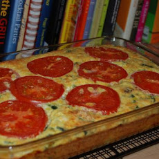 My Garden Vegetable Crustless Quiche