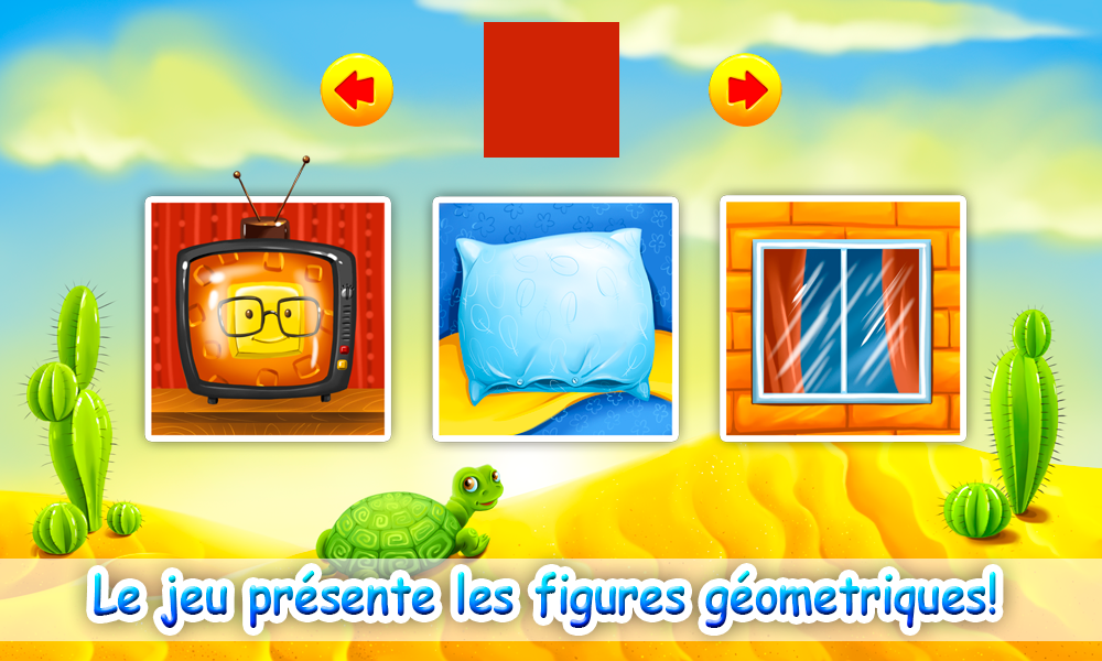 Android application Learning Shapes for Kids screenshort