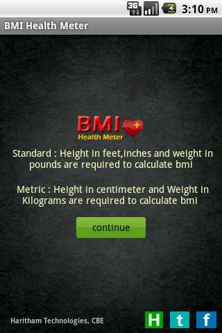 BMI Health Meter Lite