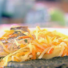 Sage Rubbed Pork Chops with Warm Apple Slaw