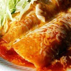 Chicken Enchiladas With Green and Red Sauce
