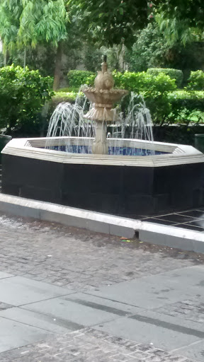 Janpath Hotel Porch Fountain