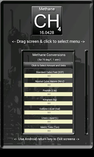 Methane Unit Calculator