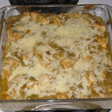 Mexican-Style Green Chile Chicken Casserole