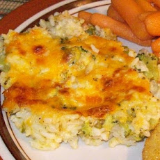 Broccoli Rice and Cheese Casserole