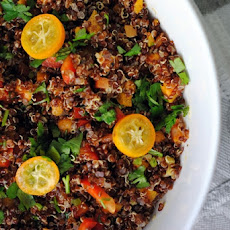 Zesty Red Quinoa Salad