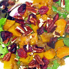 Maple Roasted Butternut Squash Salad with Apple Dressing