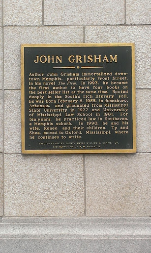 John Grisham Plaque