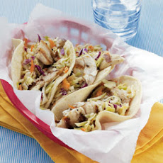 Fish Tacos with Sesame Ginger Slaw