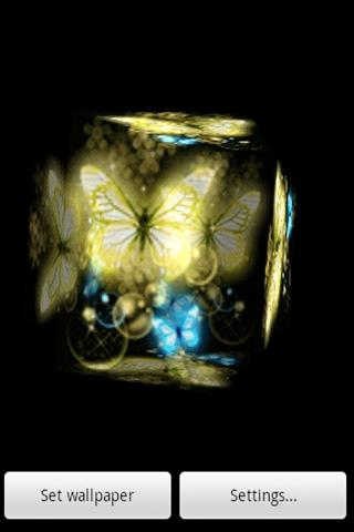 3D cute butterfly 2