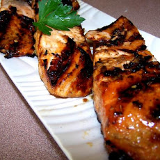 Barbecued Salmon  and  Easy Marinade
