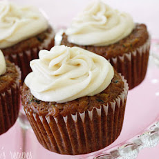 Pineapple Zucchini Cupcakes with Cream Cheese Frosting