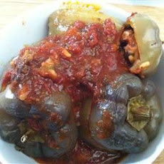 Tina's Greek Stuffed Peppers