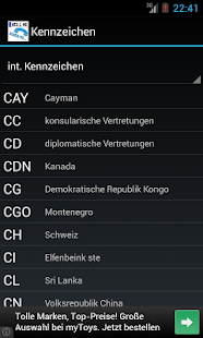 How to download Kennzeichen, Vorwahlen, Listen lastet apk for pc