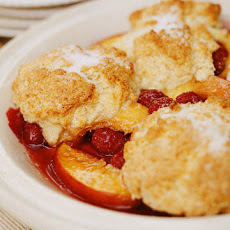 Peach Raspberry Slump