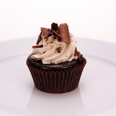 Chocolate Cupcakes with a Chocolate, Orange and Clove Infused Ganache Filling and a Chinese Spiced Tea Buttercream