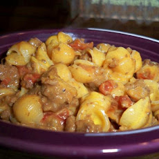 Shells and Cheese Stove-Top Casserole