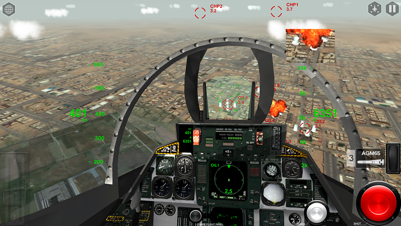 Android application AirFighters Pro screenshort