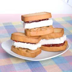 Peanut Butter & Jelly Ice Cream Sandwiches