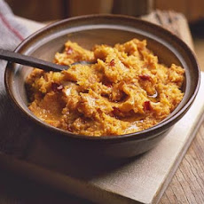Roast Sweet Potato, Squash and Garlic Mash