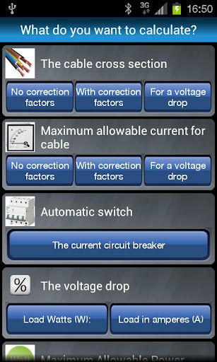 Electrical LV Calculator
