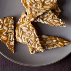 Pine Nut Brittle with Rosemary
