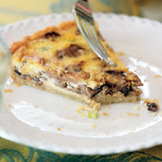 Mushroom-Shallot Quiche