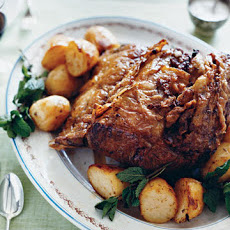 Standing Rib Roast with Roasted Potatoes