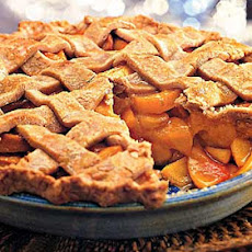 Spiced Peach Pie with Lattice Crust