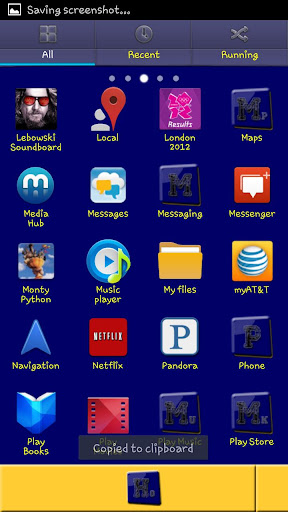 【免費個人化App】Michigan Blue Go Launcher-APP點子