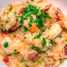 Chorizo, Shrimp and Rice