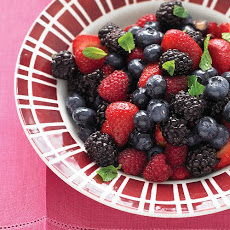Mixed Berry Salad with Mint